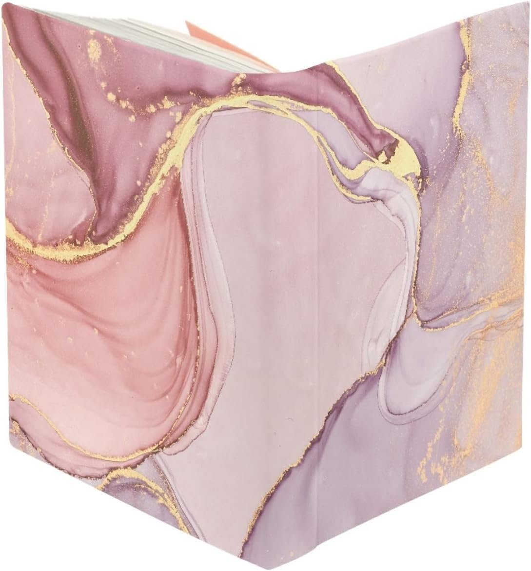 Pink Marble Print Book Covers